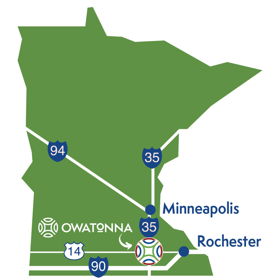 Owatonna Location Map